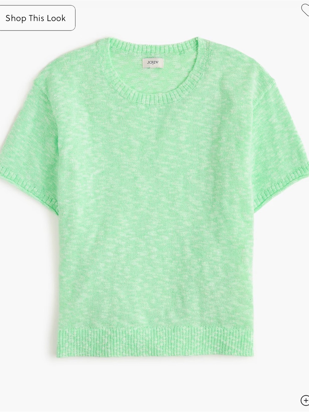J.Crew Factory Short-Sleeve Relaxed Beach Sweater ☀️
